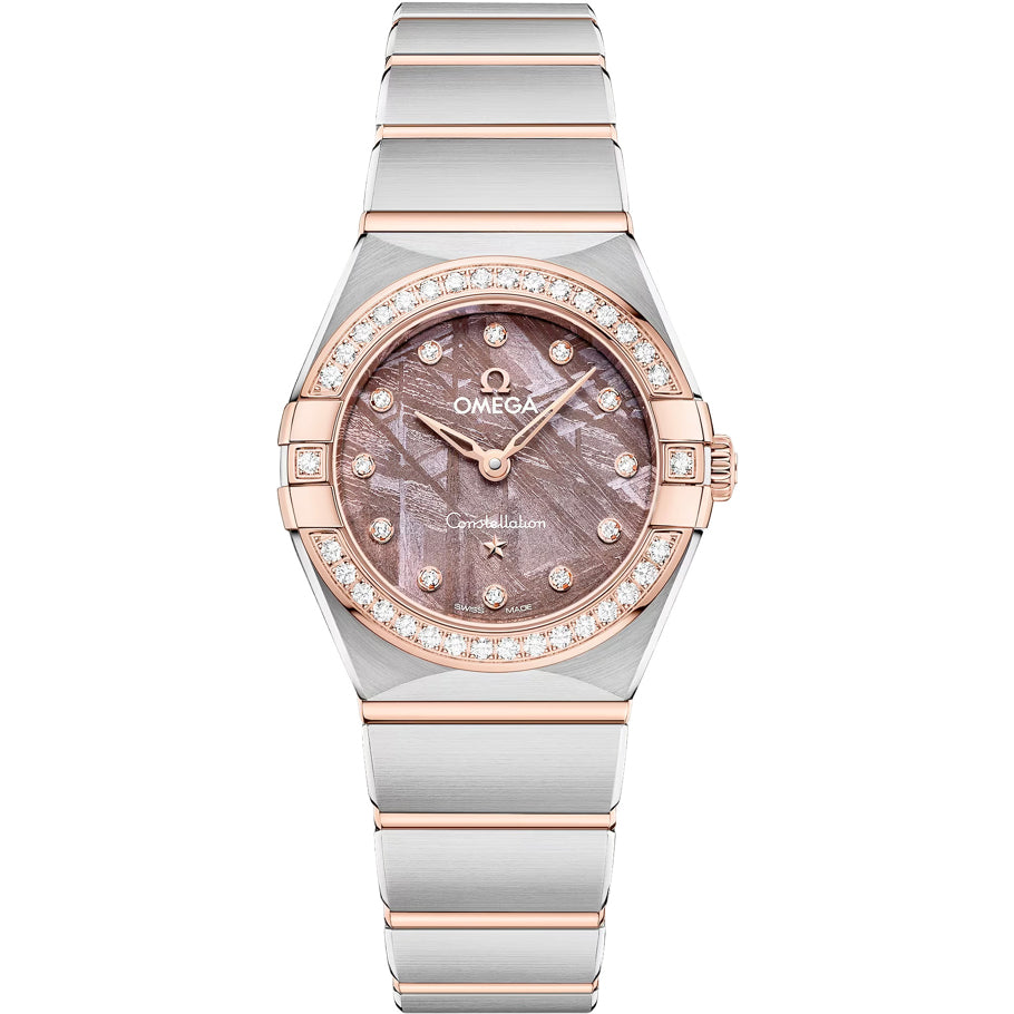Omega Constellation Meteorite Dial Steel Gold and Diamonds 25mm 131.25.25.60.99.001