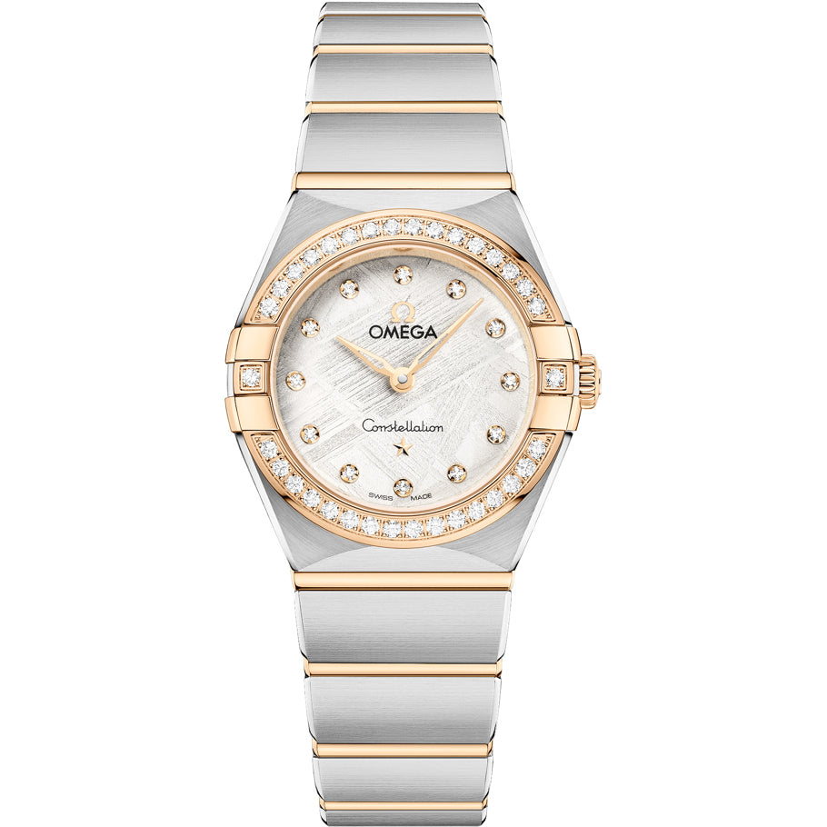 Omega Constellation Meteorite Dial Steel Gold and Diamonds 25mm 131.25.25.60.99.002
