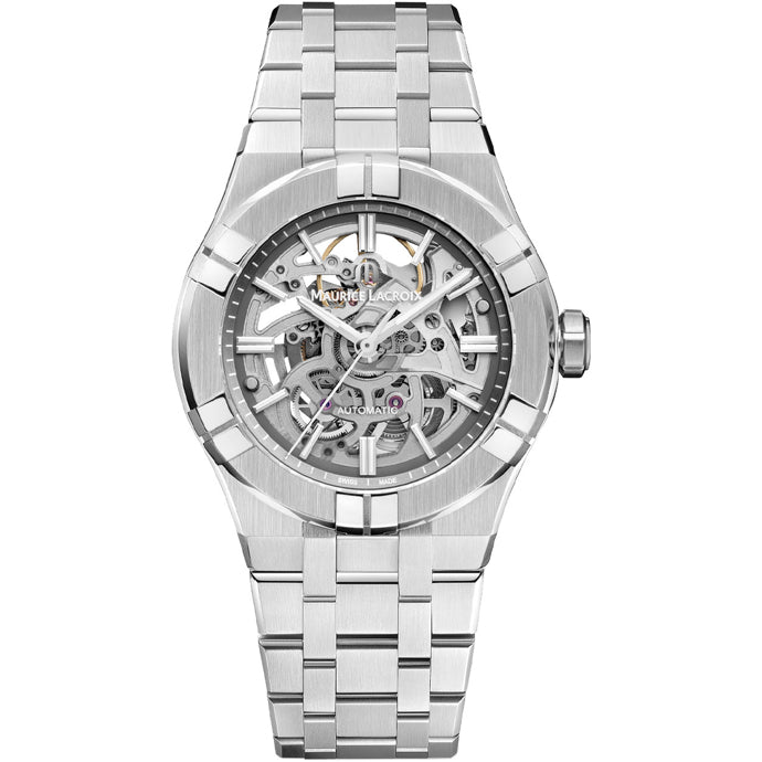 Maurice Lacroix AI6007-SS002-030-1 Aikon Automatic Skeleton 39mm