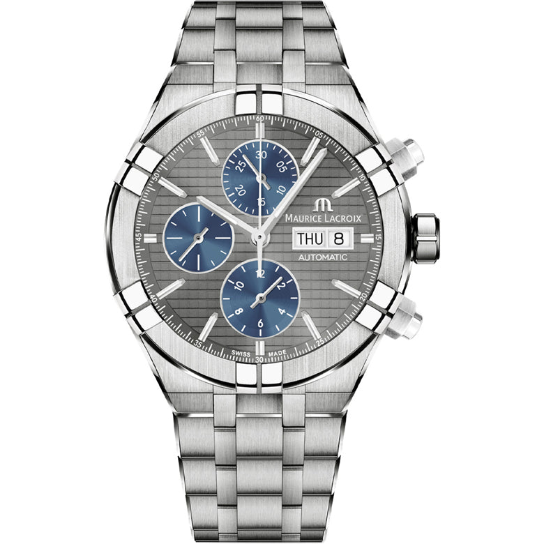 Maurice Lacroix AI6038-TT032-330-1 Aikon Automatic Chronograph 44mm