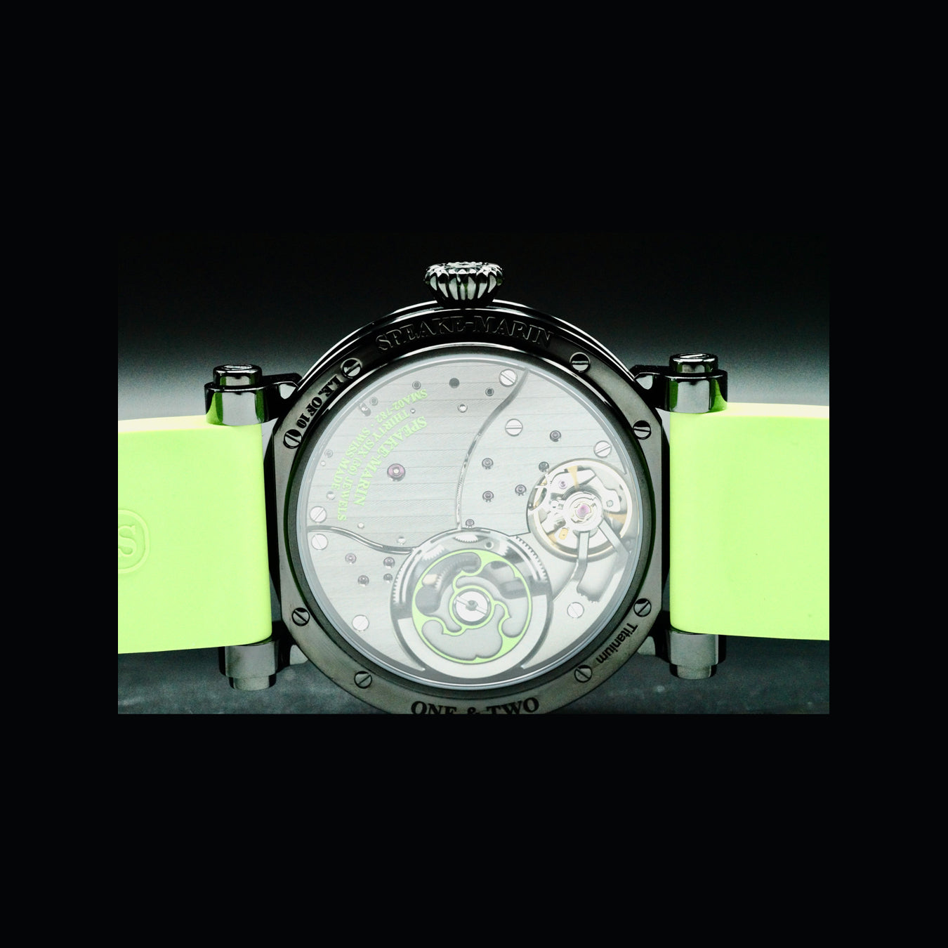 Speake Marin Dual Time Lime 38mm Limited Edition 413816390