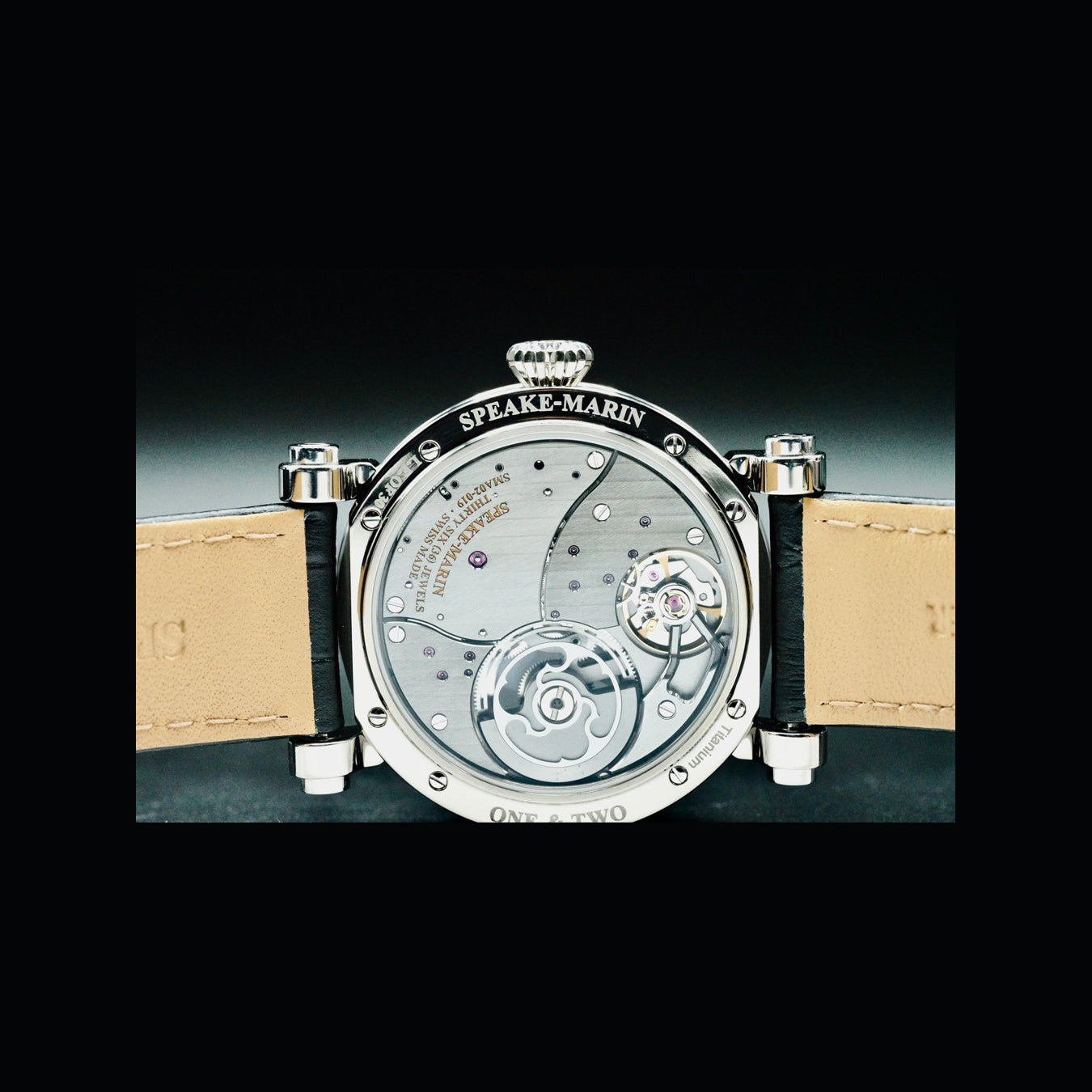 Speake-Marin Openworked Dual Time Titanium 414209250