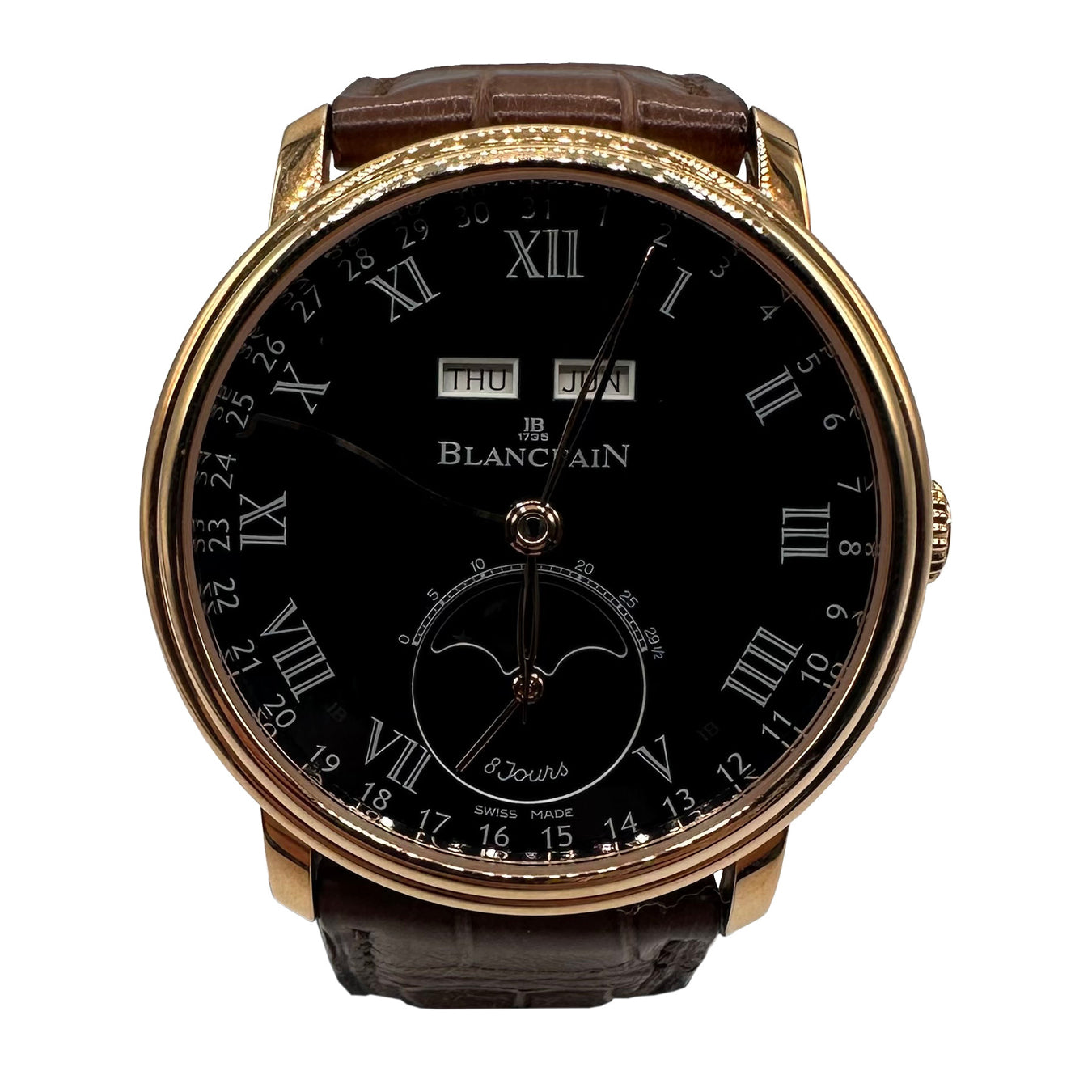 Blancpain Villeret 8 Day Complete Calendar 6639-3637-55B