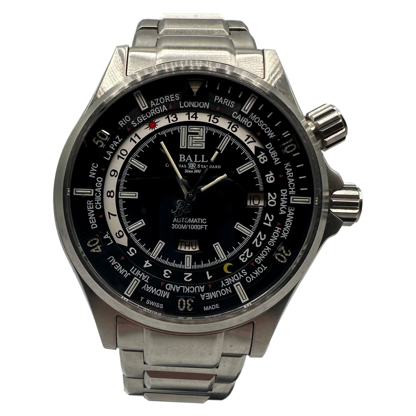 Ball Watch Engineer Master II Diver Worldtime DG2022A-S3A-BK