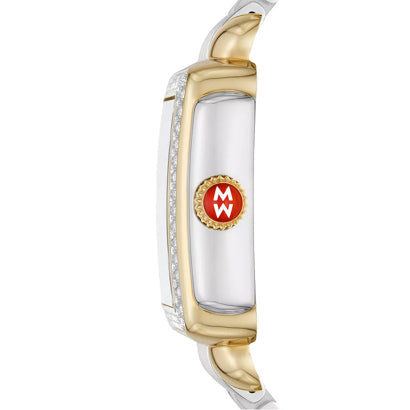Michele Deco Madison Diamond Two-Tone 18K Gold Diamond Dial Watch MWW06T000144