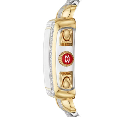 Michele Deco Two-Tone 18k Gold Diamond Watch MWW06A000776
