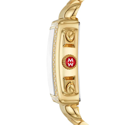 Michele Deco 18k Gold Diamond Watch MWW06A000777