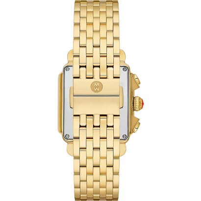 Michele Deco 18k Gold Diamond Watch MWW06A000777