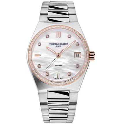 Frederique Constant Highlife FC-240MPWD2NHD2B-SS Ladies White Dial