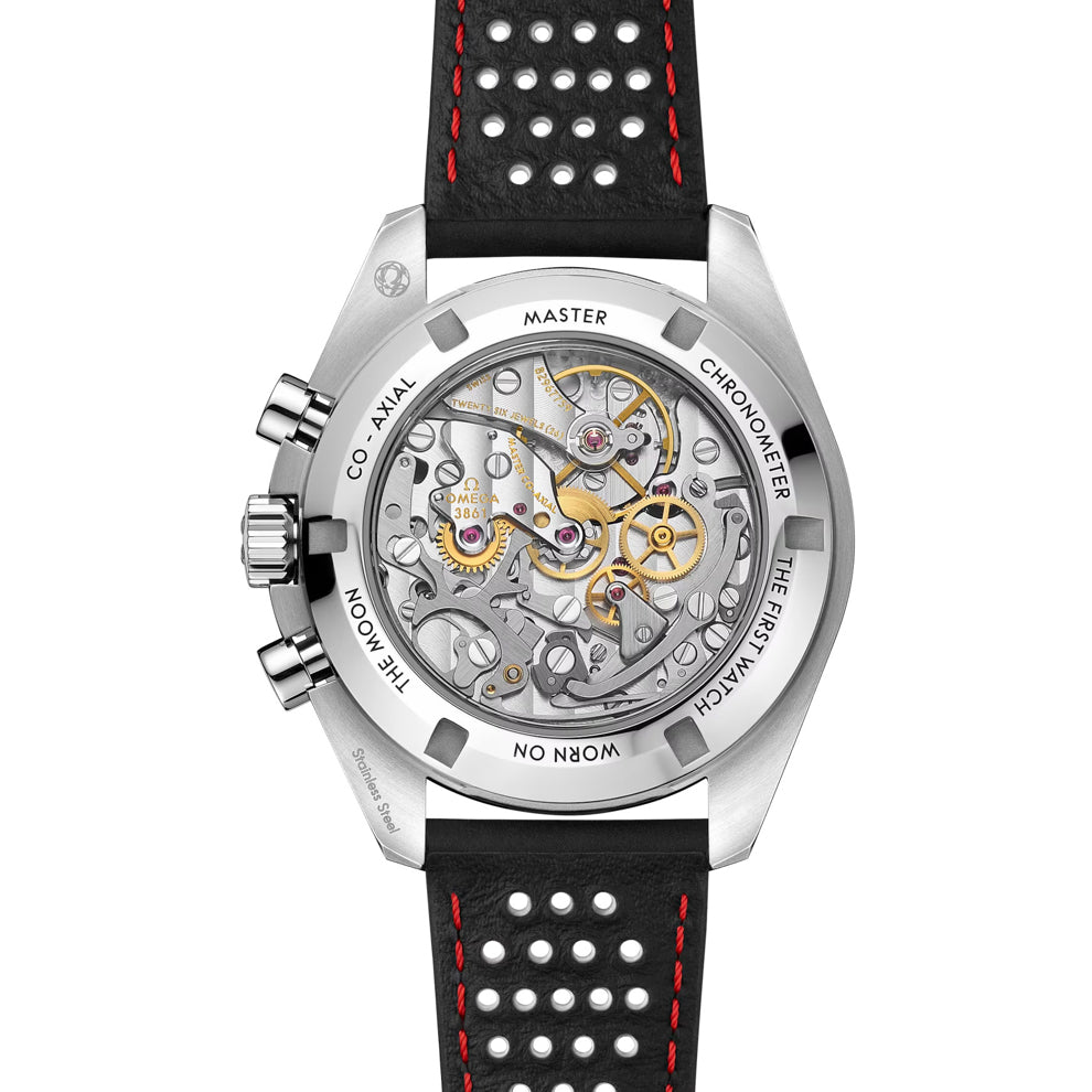 Omega Speedmaster Moonwatch Professional White Dial on Leather Strap