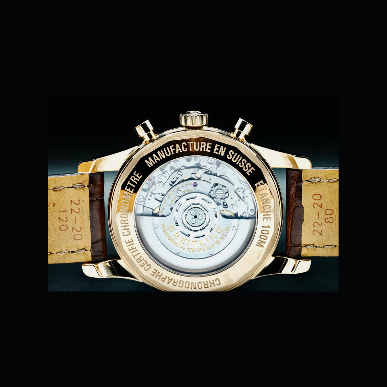 Breitling RB015212/G738 Transocean Chronograph Rose Gold