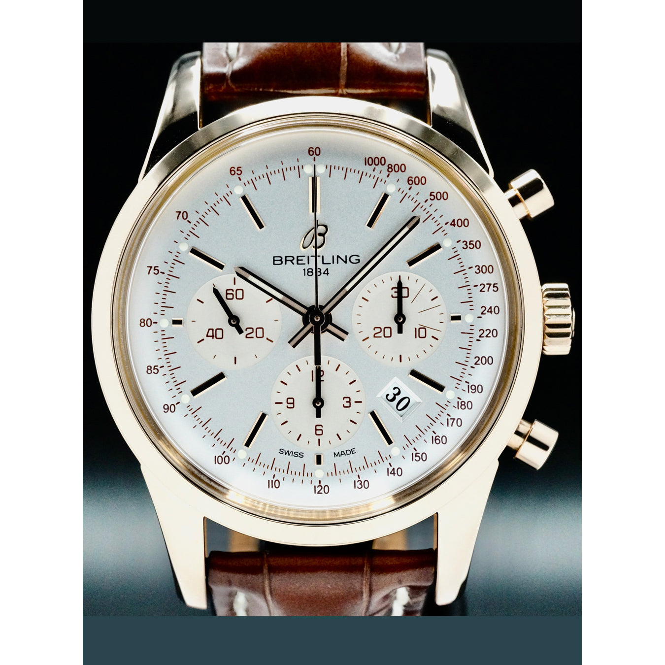 Breitling RB015212/G738 Transocean Chronograph Rose Gold
