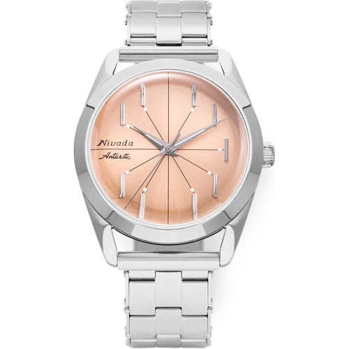 Nivada Grenchen 32050A13 Antarctic Spider Salmon No Date