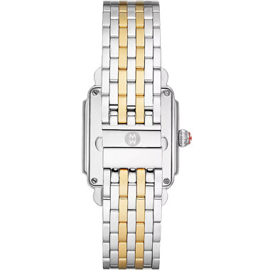 Michele Deco Mid Two-Tone Diamond Dial Watch MWW06V000042