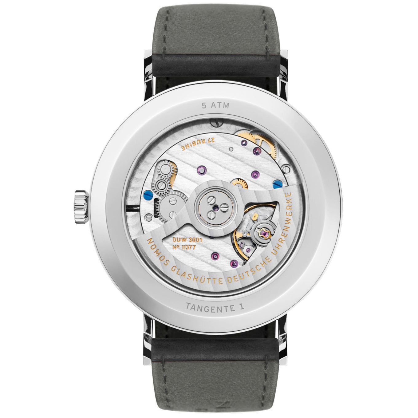 NOMOS Glashütte Tangente Neomatik 39 Platinum Gray