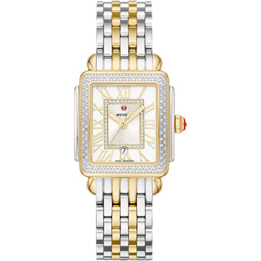 Michele Deco Madison Mid Two-Tone Diamond Watch MWW06G000002