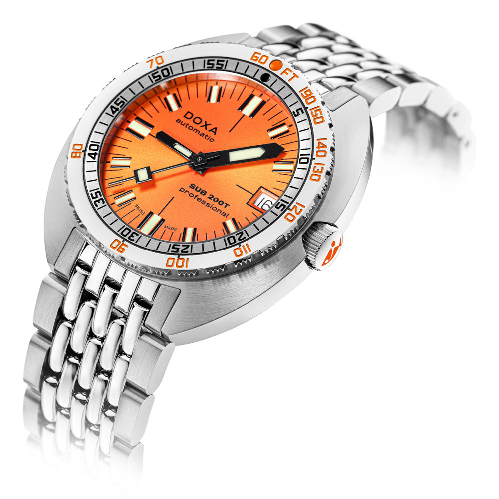 DOXA SUB 200T 804.10.351S.10 Professional Sunray Dial