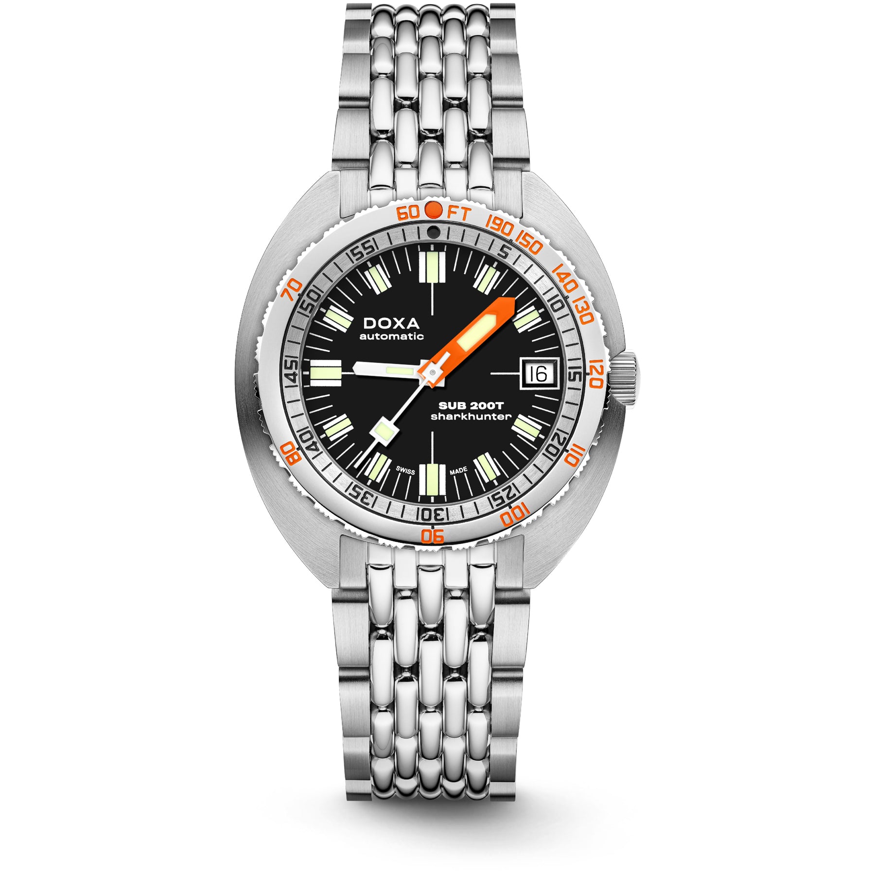 DOXA SUB 200T 804.10.101.10 Sharkhunter Iconic Dial