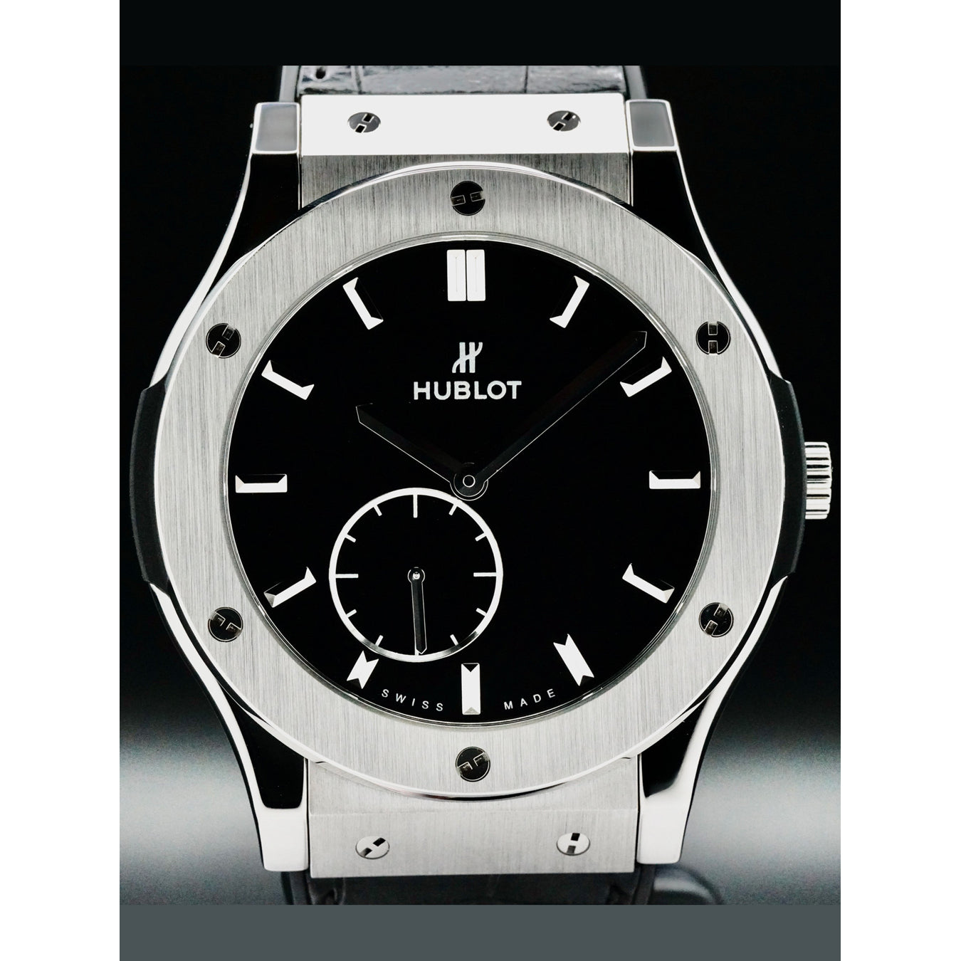 Hublot 515.NX.1270.LR Classic Fusion Classico Ultra-Thin Titanium Black Shiny Dial