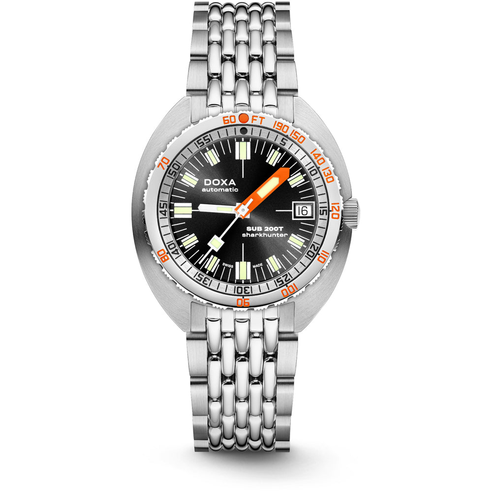 DOXA SUB 200T 804.10.101S.10 Sharkhunter Sunray Dial