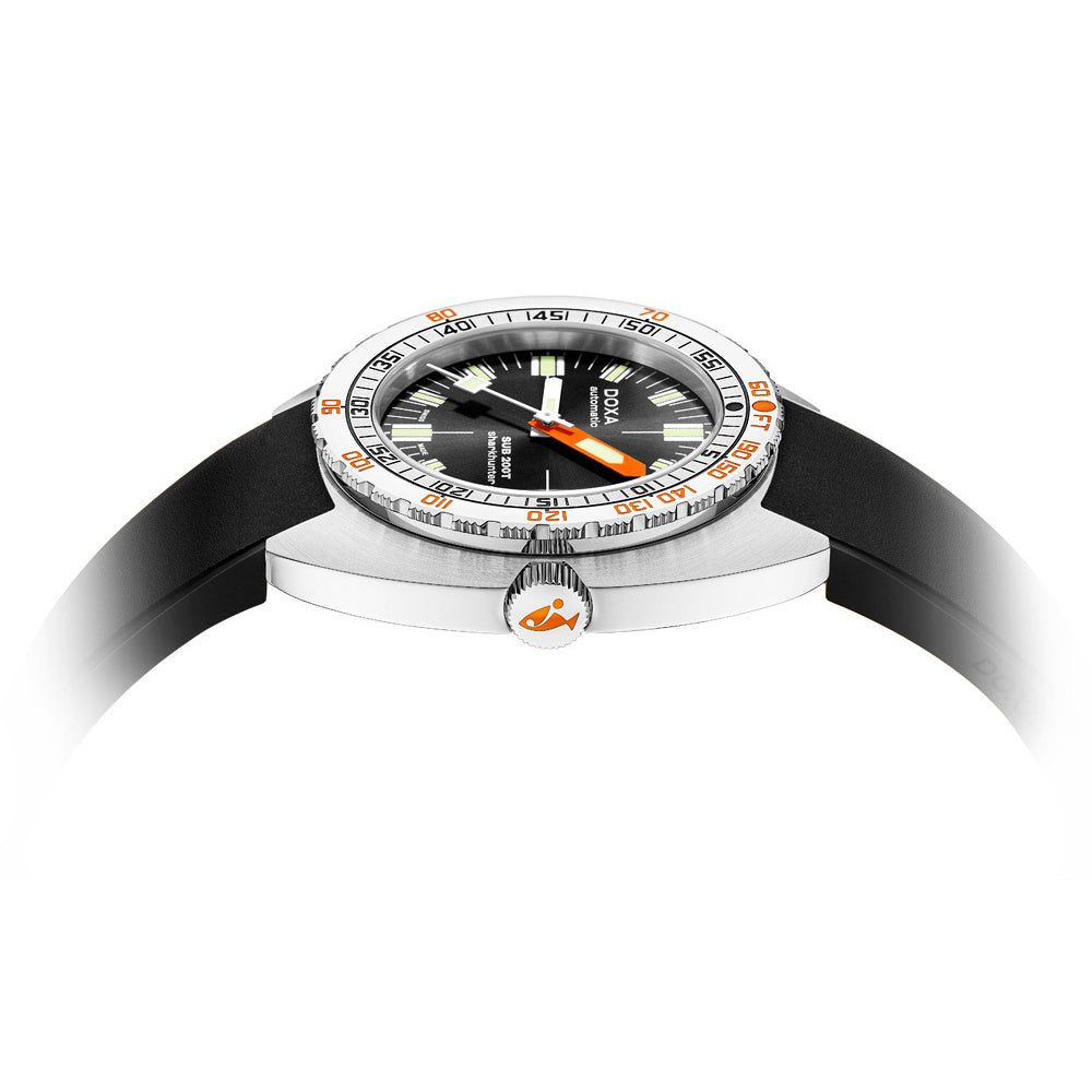 DOXA SUB 200T 804.10.101S.20 Sharkhunter Sunray Dial