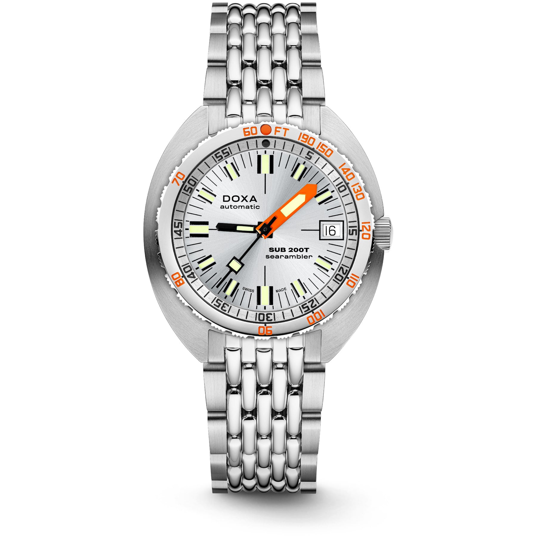 DOXA SUB 200T 804.10.021.10 Searambler Sunray Dial