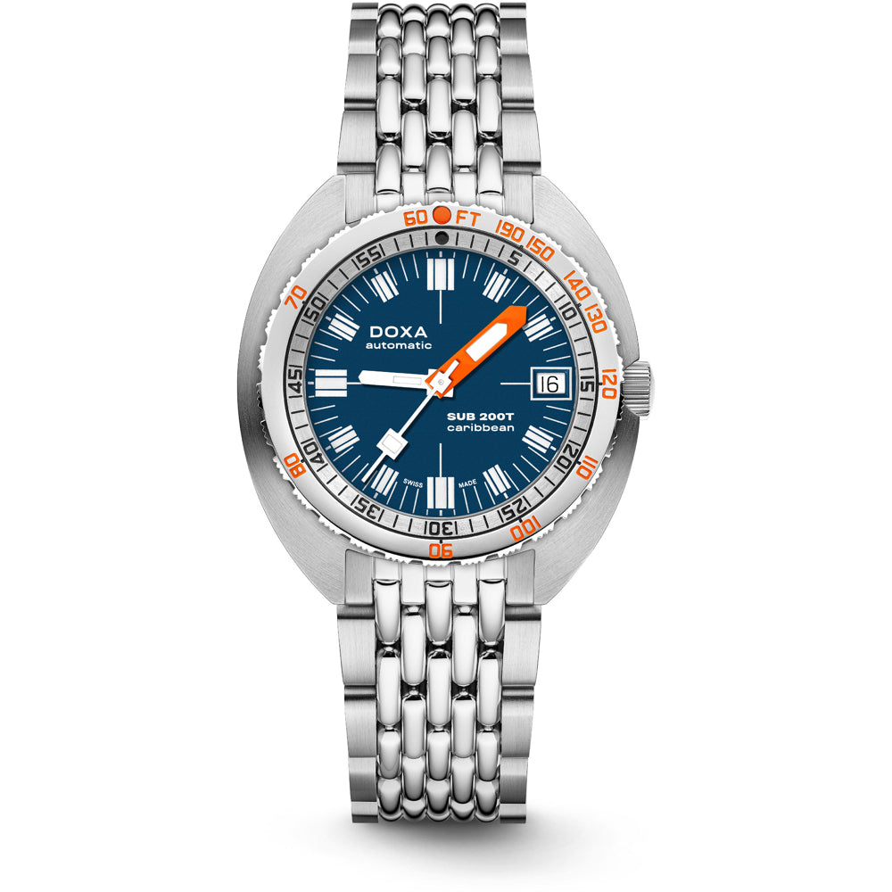 DOXA SUB 200T 804.10.201.10 Caribbean Iconic Dial