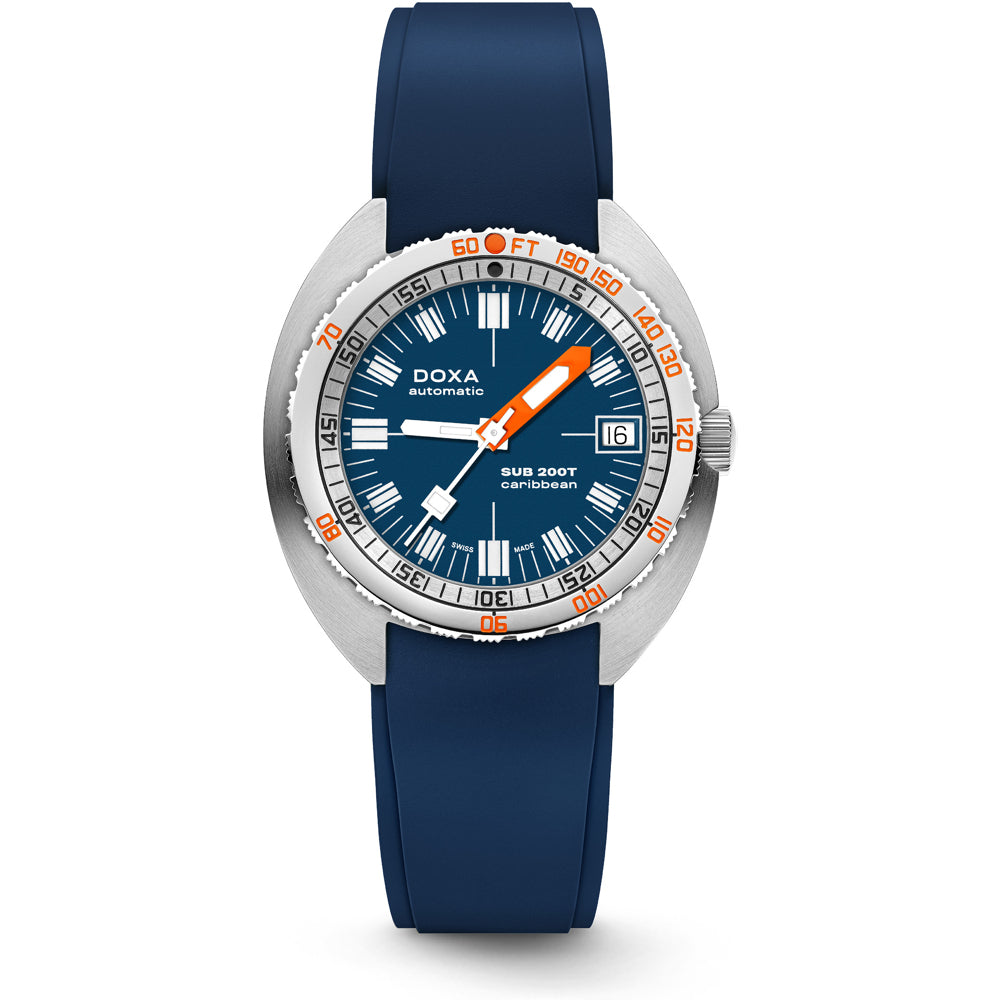 DOXA SUB 200T 804.10.201.32 Caribbean Iconic Dial