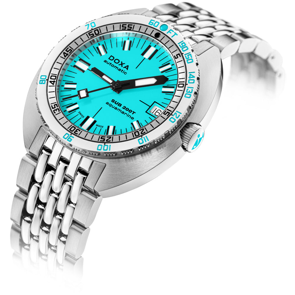 DOXA SUB 200T 804.10.241.10 Aquamarine Iconic Dial