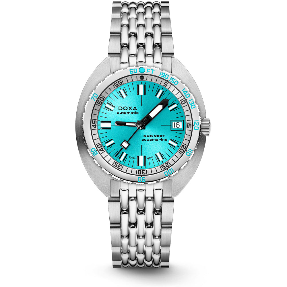 DOXA SUB 200T 804.10.241S.10 Aquamarine Sunray Dial