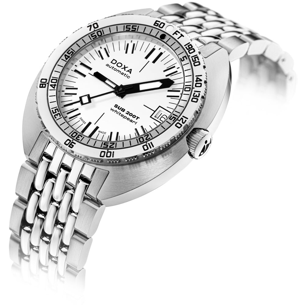 DOXA SUB 200T 804.10.011.10 Whitepearl Iconic Dial