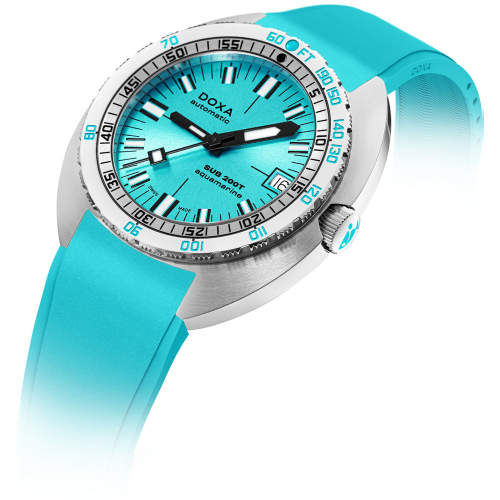DOXA SUB 200T 804.10.241S.25 Aquamarine Sunray Dial