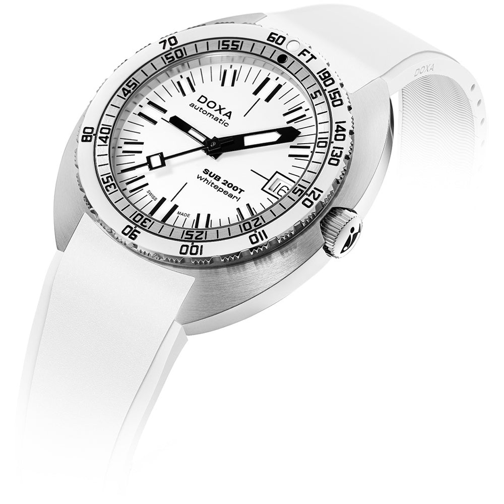 DOXA SUB 200T 804.10.011.23 Whitepearl Iconic Dial