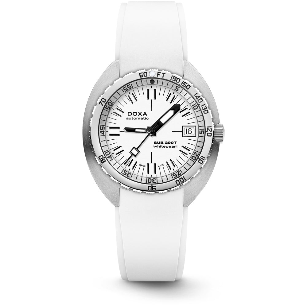 DOXA SUB 200T 804.10.011.23 Whitepearl Iconic Dial