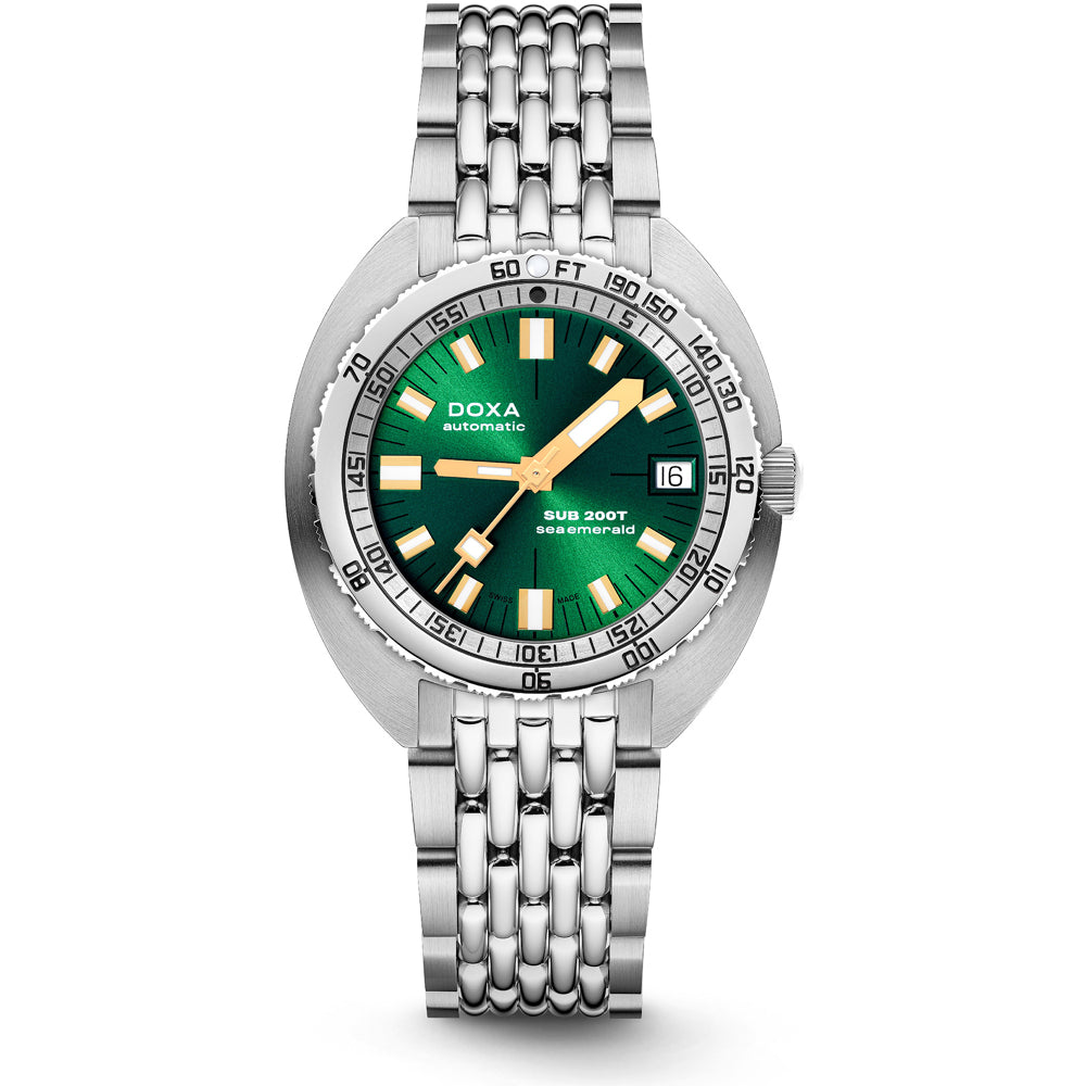 DOXA SUB 200T 804.10.131S.10 Sea Emerald Sunray Dial