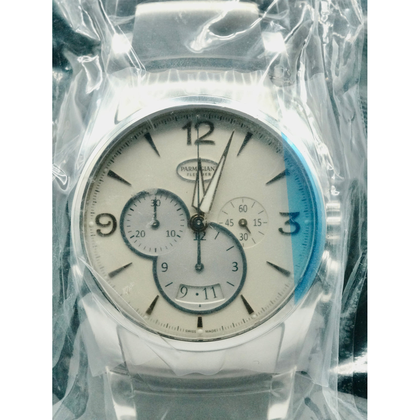 Parmigiani Fleurier PFC274-0002400-B33002 Tonda Metrographe Steel Grained White
