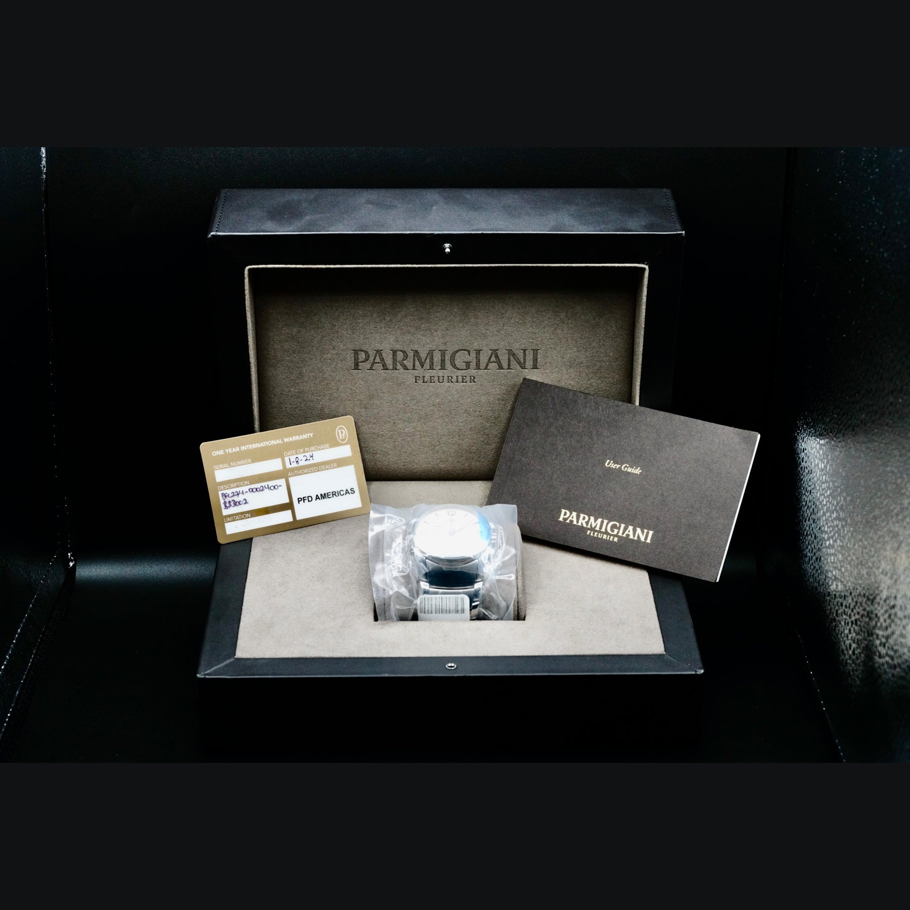 Parmigiani Fleurier PFC274-0002400-B33002 Tonda Metrographe Steel Grained White