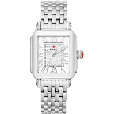 Michele Deco Madison Stainless Diamond Dial Watch MWW06T000141