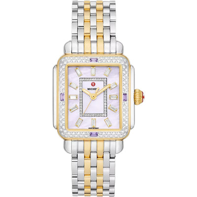 Limited Edition Deco Baguette Charmante Two-Tone 18K Gold-Plated Diamond Watch MWW06T000263