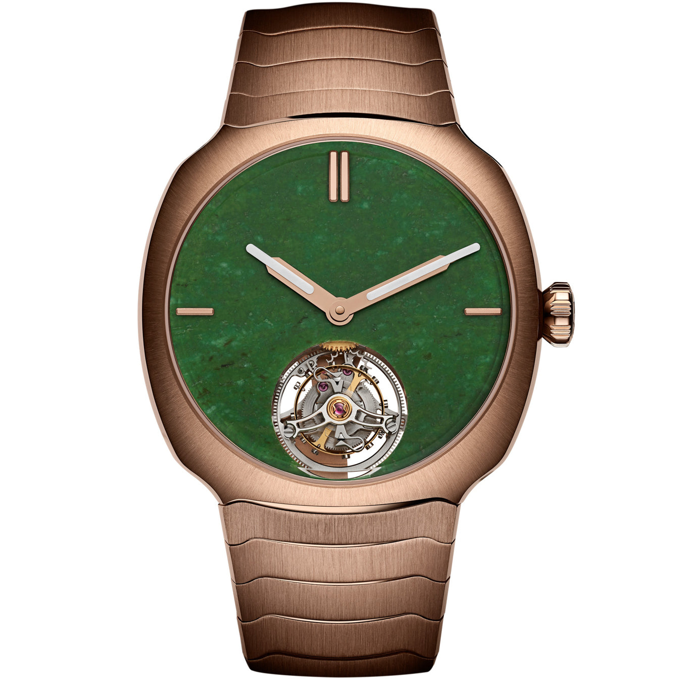 H. Moser & Cie. Streamliner Tourbillon Wyoming Jade 6804-0406