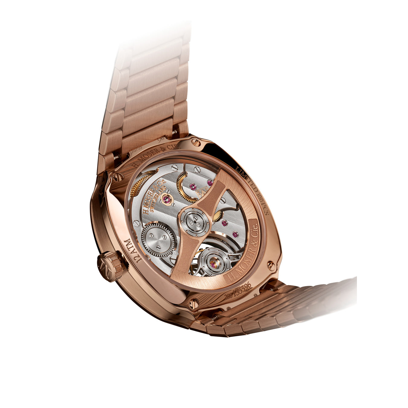 H. Moser & Cie. Streamliner Tourbillon Wyoming Jade 6804-0406