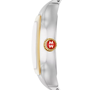 Michele Meggie Two-Tone 18K Gold-Plated Diamond Dial Watch MWW33B000009