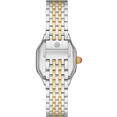 Michele Meggie Two-Tone 18K Gold-Plated Diamond Dial Watch MWW33B000009