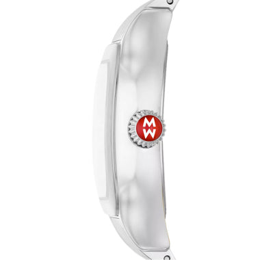 Michele Meggie Stainless Steel Diamond Dial Watch MWW33B000008