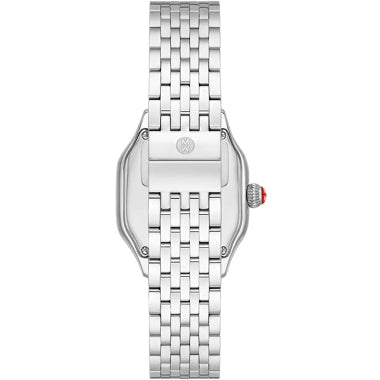 Michele Meggie Stainless Steel Diamond Dial Watch MWW33B000008