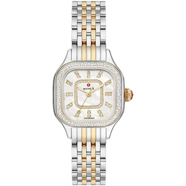 Michele Meggie Two-Tone Diamond Stainless Steel Watch MWW33B000002