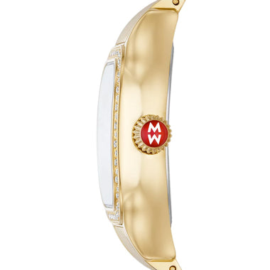 Michele Meggie Gold Diamond Stainless Steel Watch MWW33B000003