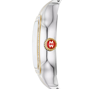 Michele Meggie Two-Tone Diamond Stainless Steel Watch MWW33B000002