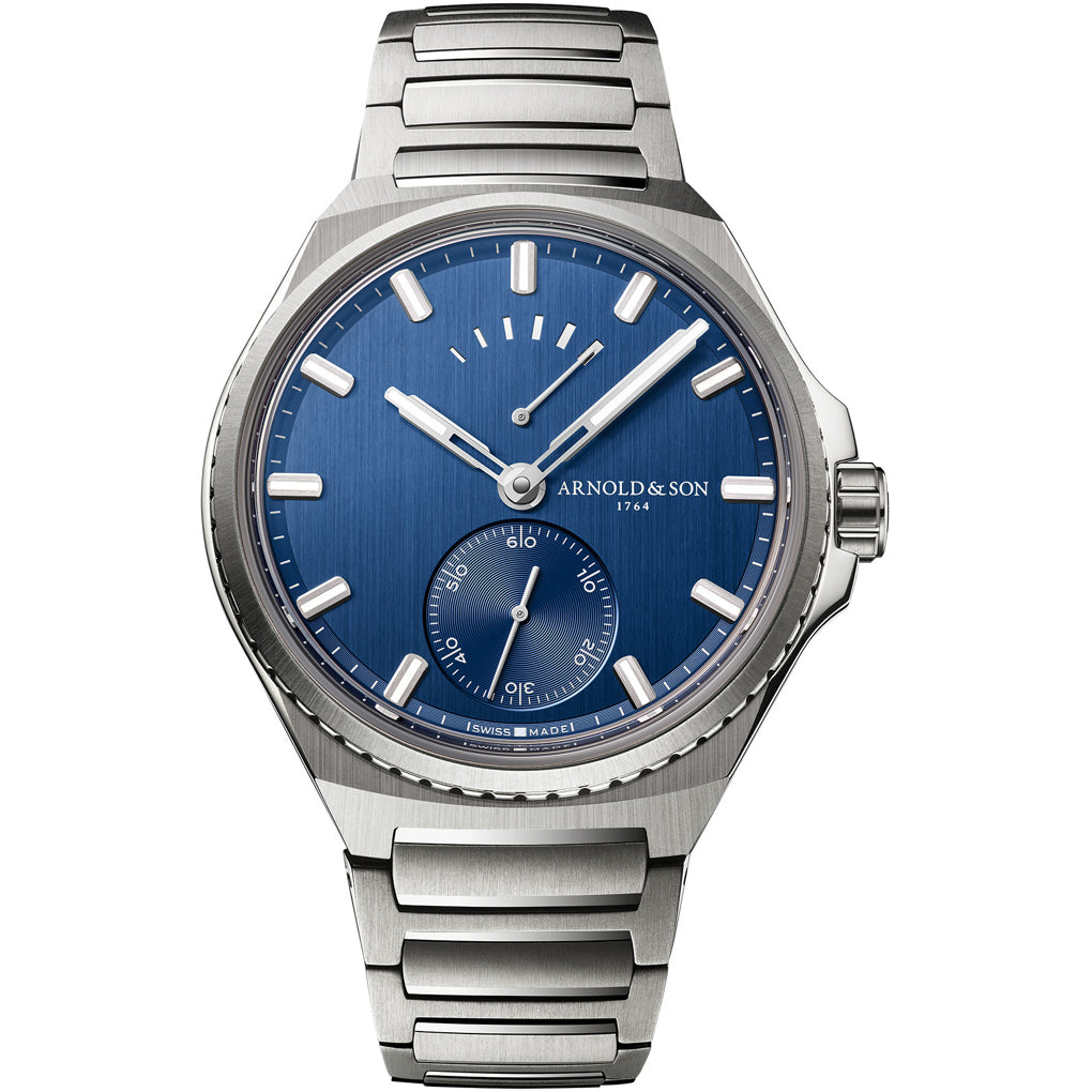 Arnold & Son Longitude Titanium Ocean Blue
