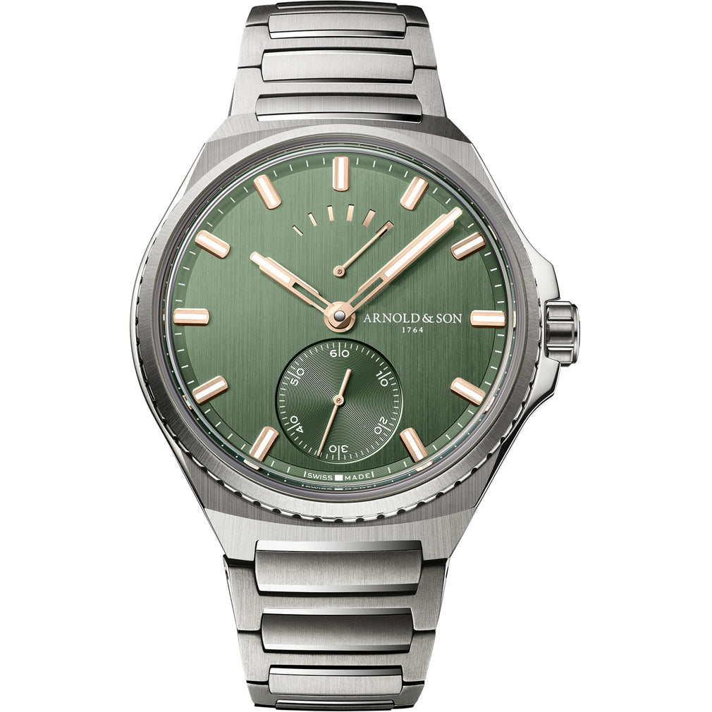 Arnold & Son Longitude Titanium Fern Green